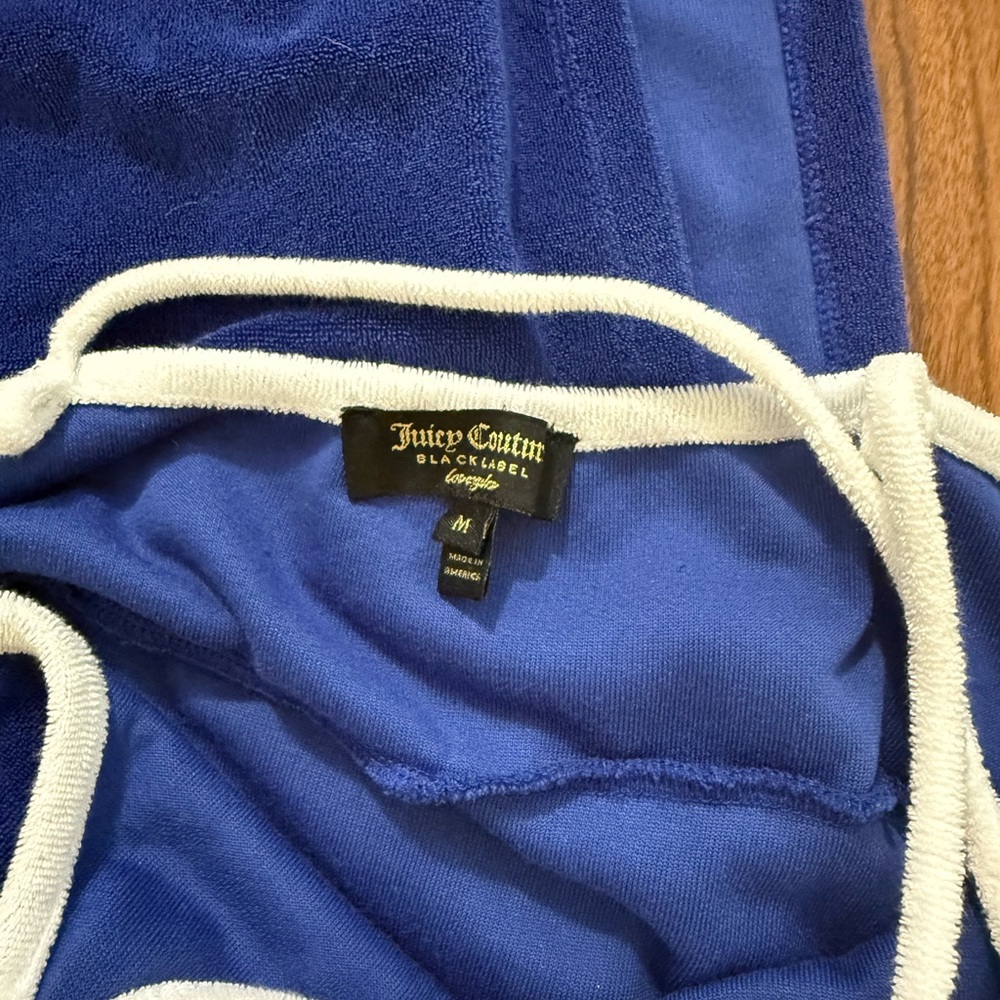 Juicy Couture Royal Blue and White Apparel